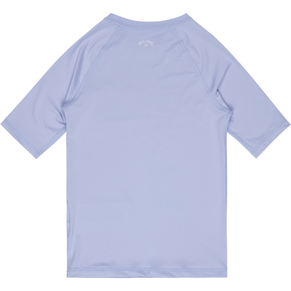 2026 Billabong Junior Surf Dayz Short Sleeve Rash Vest EBGWR03004 - Twilight Blue